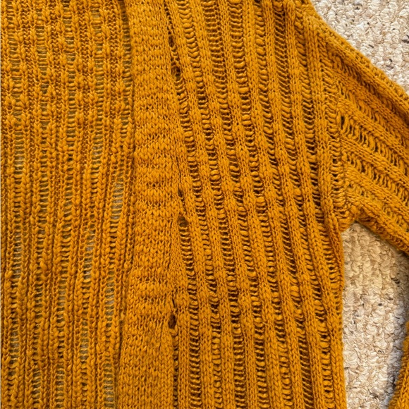 *3 for $9* Mustard Knit Cardigan - Picture 11 of 11